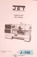 Jet-Jet ZX, lathe Parts and Wiring Manual Year (2002)-ZX-01